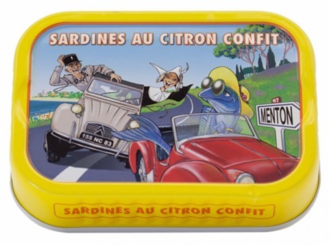 sardines au citron confit